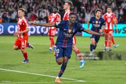 Đêm Paris huyền ảo ở Cúp C1: Đại tiệc bàn thắng, Dembele & "Maradona mới" nhảy múa