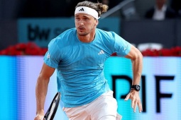 Kết quả tennis Mensik - Zverev: Sảy chân ở tie-break, kịch tính set 3 (Madrid Open)