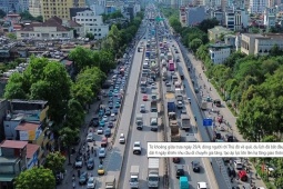 Cửa ngõ Hà Nội 'nghẹt thở', dòng người nhích từng mét rời Thủ đô nghỉ lễ 30/4