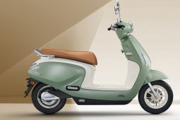 Honda DM7 - xe máy điện phong cách retro, tích hợp GPS hiện đại