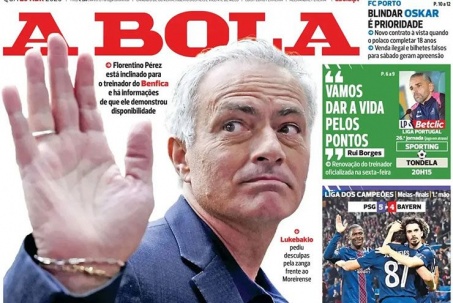 Mourinho được tự do về Real Madrid khi Benfica đã "chấm" HLV Fulham