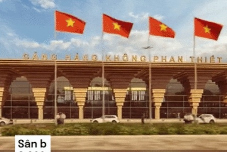 Nhà ga sân bay Phan Thiết lấy cảm hứng từ tháp Chăm