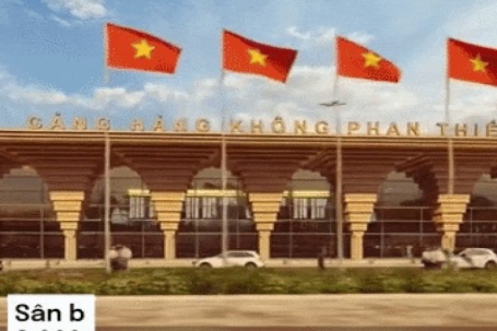 Nhà ga sân bay Phan Thiết lấy cảm hứng từ tháp Chăm