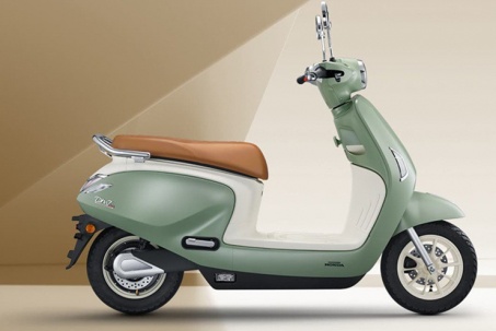 Honda DM7 - xe máy điện phong cách retro, tích hợp GPS hiện đại