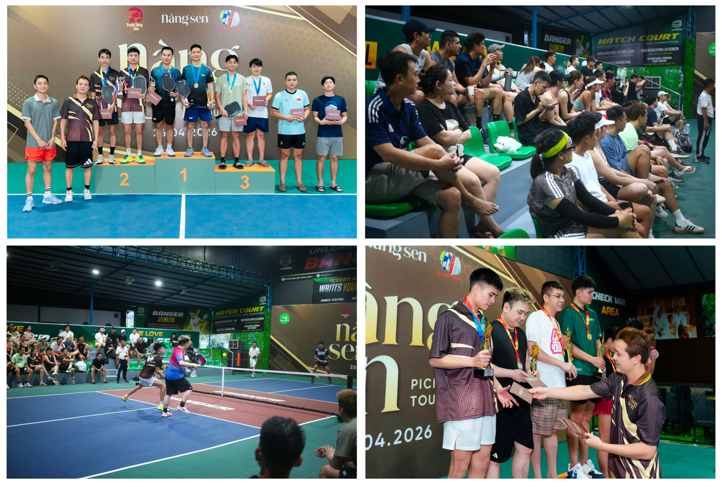 Nàng Sen Pickleball Tournament tổ chức tại TP.HCM sau 2 lần tổ chức rất thành công ở Hà Nội.