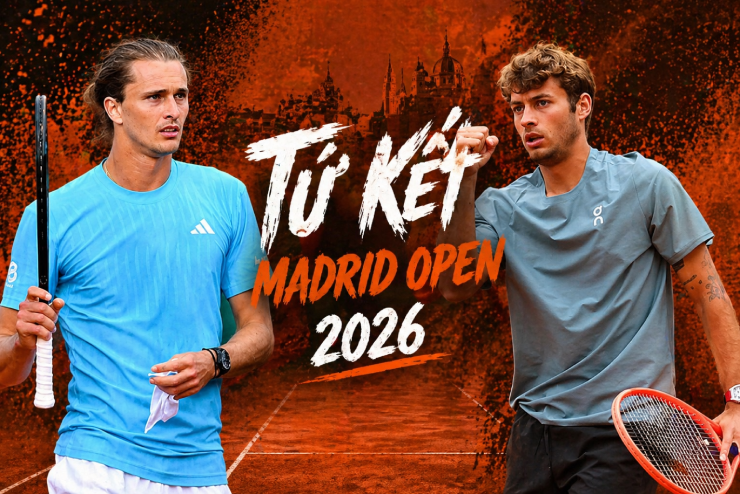 Zverev (bên trái) gặp lại người thắng anh tại Munich Open 2026,&nbsp;Cobolli (bên phải)
