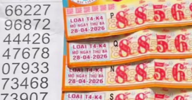 Nhiều vé trúng độc đắc xổ số miền Nam xuất hiện vào chiều 29-4