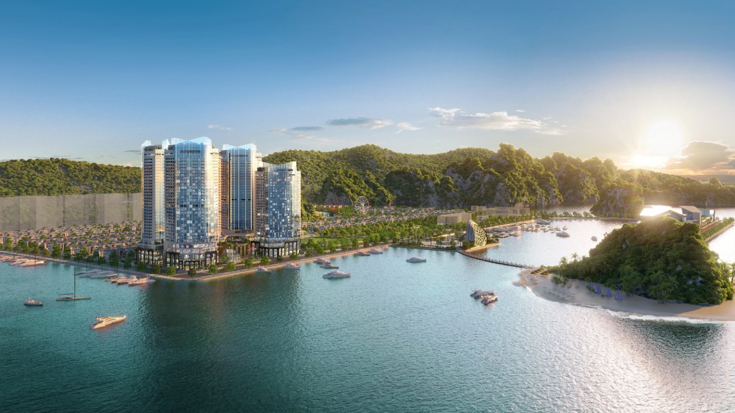 Crystal Holidays Harbour Vân Đồn sở hữu vị trí độc quyền đắc địa nhất đặc khu Vân Đồn