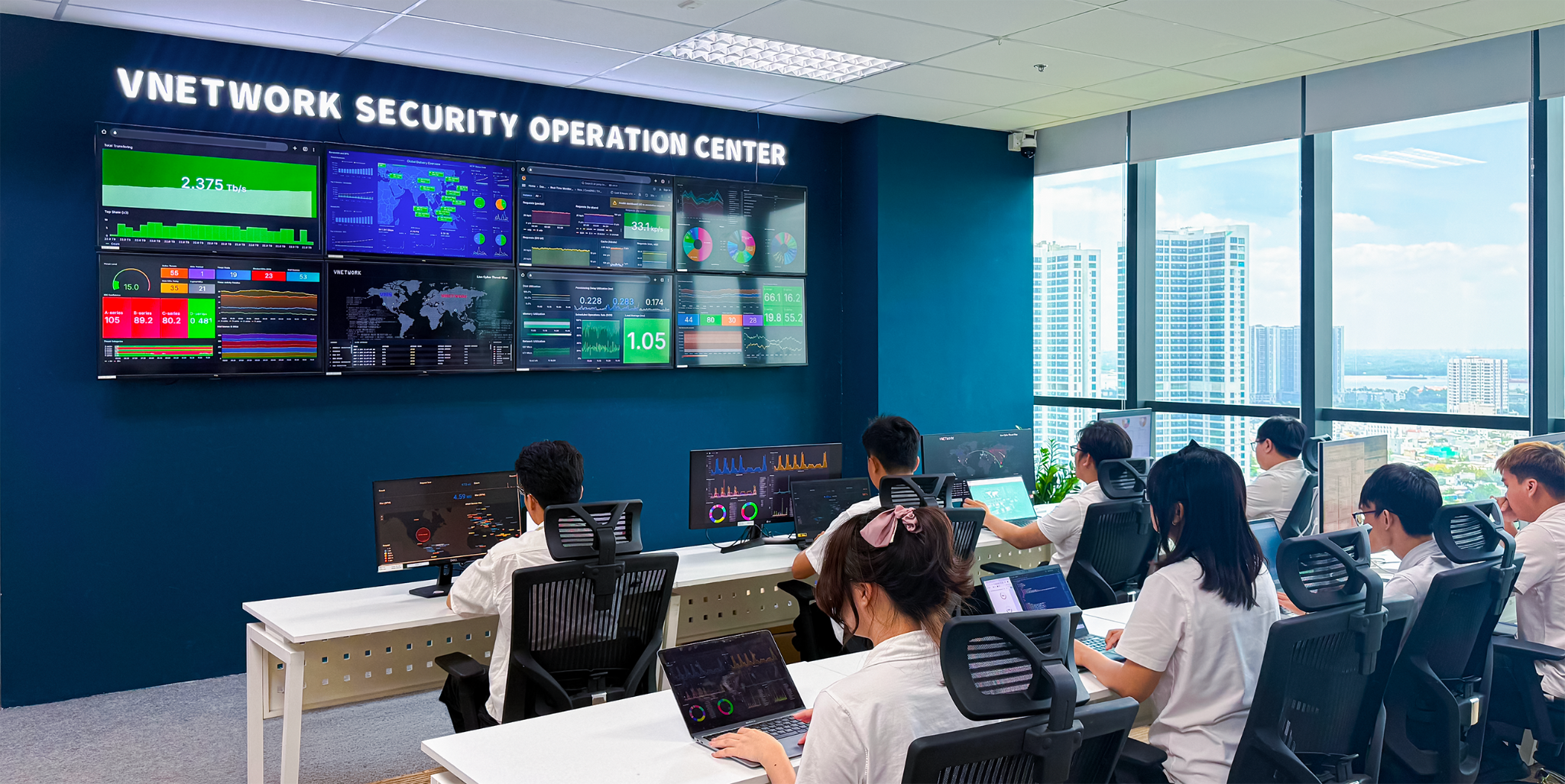 Hệ thống SOC &amp; Chuyên gia VNETWORK giám sát và hỗ trợ 24/7