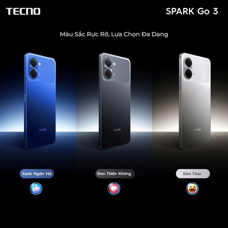 TECNO ra mắt SPARK Go 3: Màn hình 120 Hz, kháng nước IP64, giá từ 3,6 triệu đồng - 2