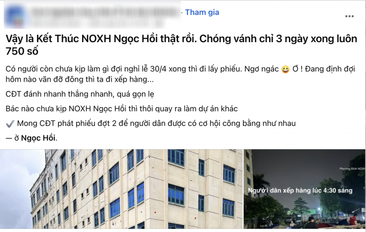 Ảnh chụp màn hình thông tin đang lan truyền trên mạng xã hội.
