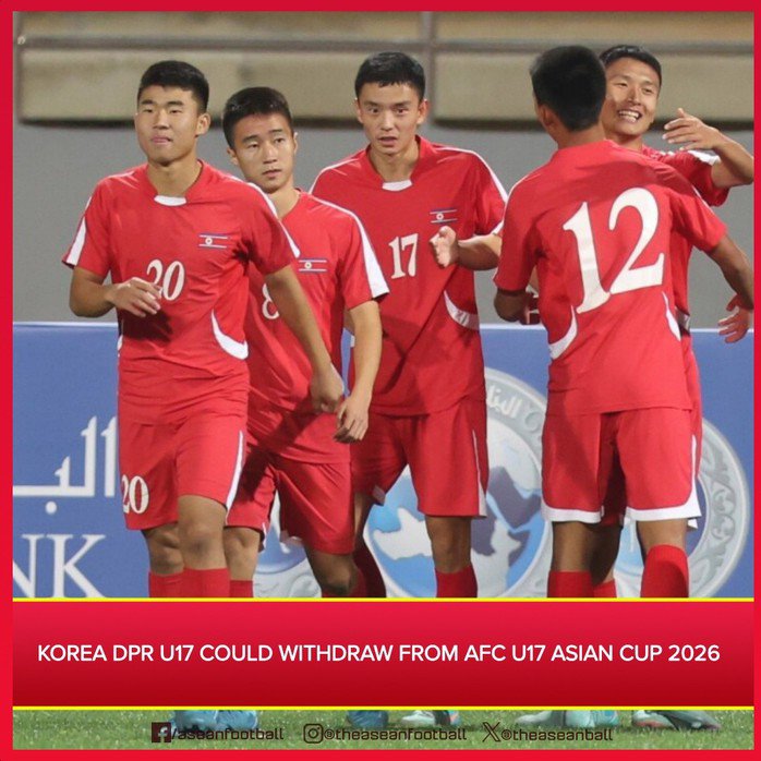 U17 Triều Tiên chính thức rút khỏi giải châu Á, U17 Việt Nam bị ảnh hưởng - 1
