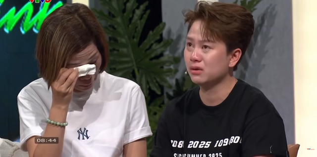 Diễn viên Bảo Hân và mẹ trong chương trình "Vui khỏe có ích". Ảnh VTV