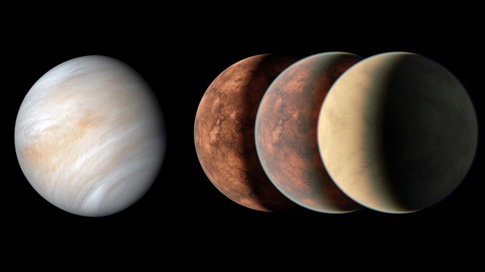 Sao Kim và một số "hành tinh sa mạc" từng được phát hiện - Ảnh: NASA