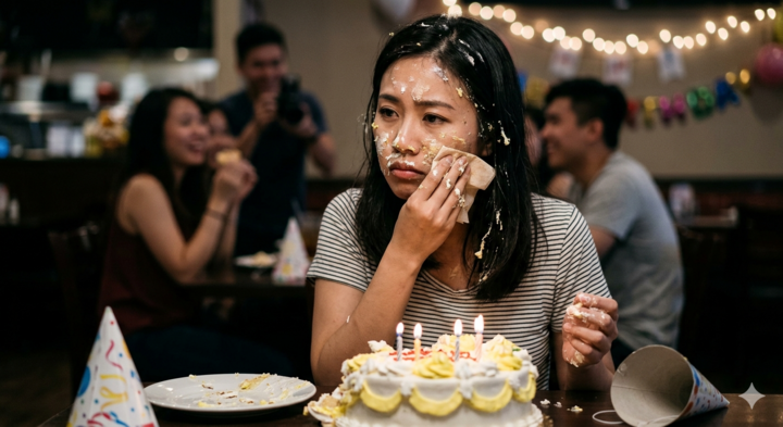 Nhiều người bảo rằng: "Cả năm mới có một lần, bôi trét có sao đâu, vui là chính mà". (Ảnh minh họa: AI)