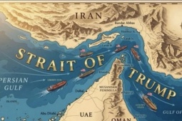 Tổng thống Trump đăng bài, đổi tên eo biển Hormuz thành ‘eo biển Trump’