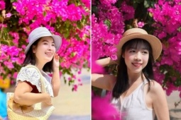 Con đường hoa giấy 'gây sốt' tại Nha Trang dịp 30/4