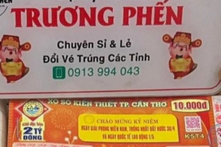 Sáng 30-4, xuất hiện nguyên cây 160 vé trúng xổ số miền Nam