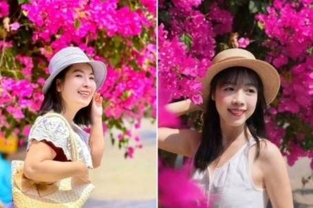 Con đường hoa giấy 'gây sốt' tại Nha Trang dịp 30/4