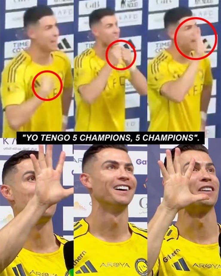 Sự ngạo nghễ của Ronaldo khi bị fan đối thủ trêu ghẹo