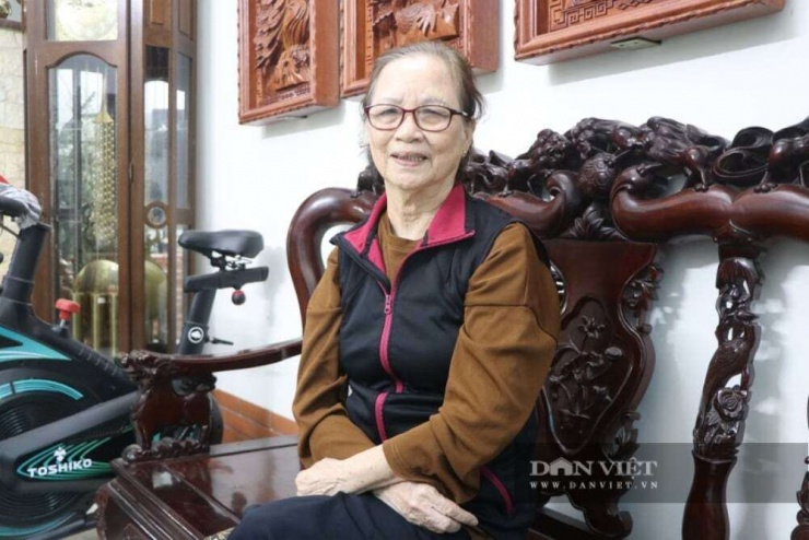 Bà Đặng Chính Giang con gái Anh hùng Lực lượng Vũ trang Nhân dân, Thiếu tướng Đặng Trần Đức. Ảnh: Gia Khiêm