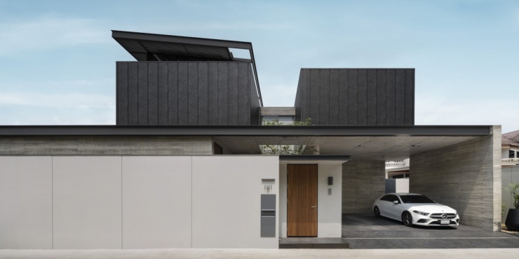 Biệt thự 640 m2 thông thoáng với thiết kế 'trên kín dưới hở' - 2