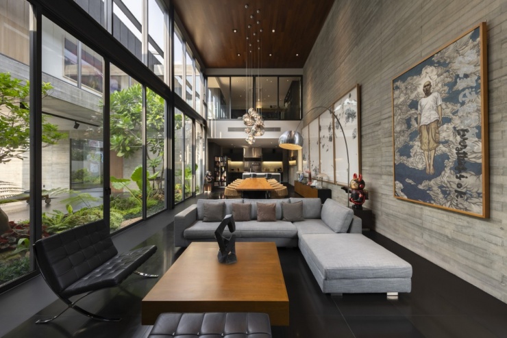 Biệt thự 640 m2 thông thoáng với thiết kế 'trên kín dưới hở' - 8