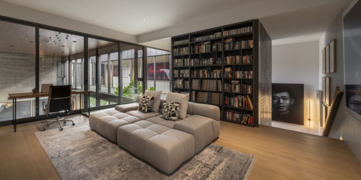 Biệt thự 640 m2 thông thoáng với thiết kế 'trên kín dưới hở' - 12
