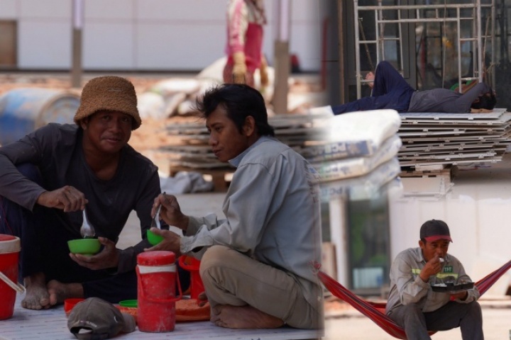'Bữa cơm nhanh, giấc ngủ vội' giữa nắng gắt ở đại công trường sân bay Long Thành