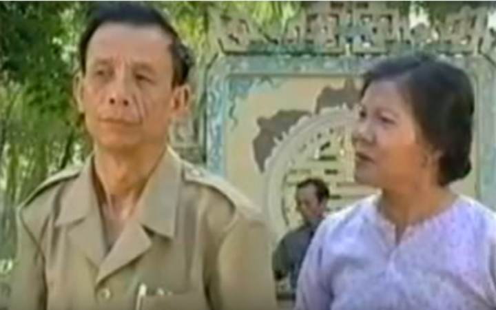 Nghệ sỹ Ngọc Tuyết trong phim "Người vác tù và hàng tổng".