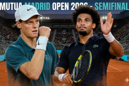 Tennis đỉnh cao Madrid Open: Sinner đấu "cơn lốc" Fils, Zverev gặp "kẻ phá bĩnh" Blockx