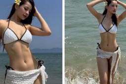 Chi Pu nóng bỏng với bikini ở tuổi U40