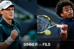 Trực tiếp tennis Sinner - Fils: Bất ngờ khó xuất hiện (Madrid Open)