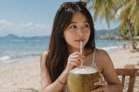 Uống nước dừa thế nào để da khỏe, dáng thon?