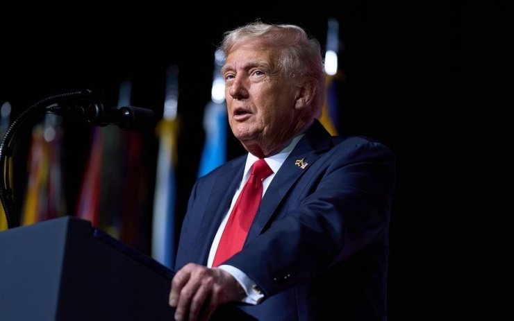 Tổng thống Trump. Ảnh: AP.