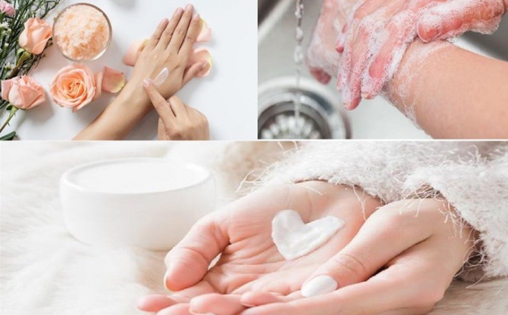 Chăm sóc thường xuyên giúp bàn tay mịn màng.