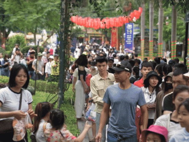 Vượt hàng trăm km đưa con đi xem voi, khỉ tại Vườn thú Hà Nội
