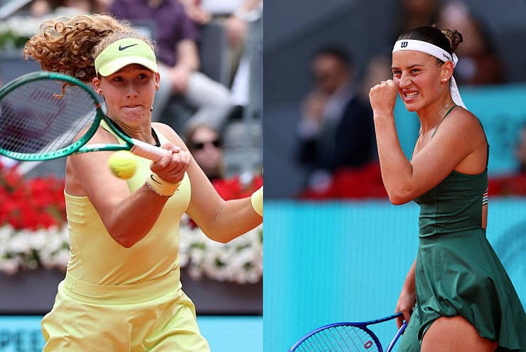 Video tennis Andreeva - Kostyuk: "Tiểu Sharapova" gục ngã cay đắng (Chung kết Madrid Open)