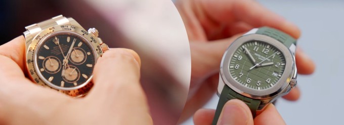 Đồng hồ được Viên Vỹ Hào khoe trên mạng xã hội. Ảnh: Weibo