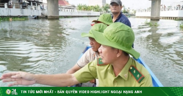 Cảnh báo cá sấu 100kg trên sông Tiểu Cần là sản phẩm AI, hai cha con bị triệu tập
