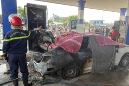 Luật sư lên tiếng vụ ô tô chở hàng chục khối pin bốc cháy tại cây xăng ở Đà Nẵng