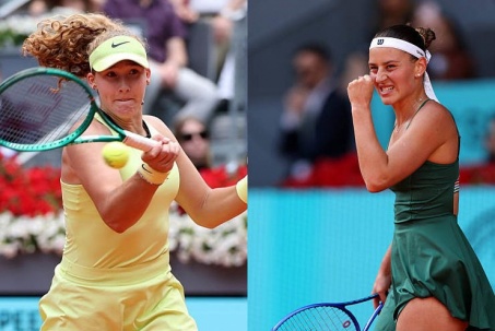 Video tennis Andreeva - Kostyuk: "Tiểu Sharapova" gục ngã cay đắng (Chung kết Madrid Open)