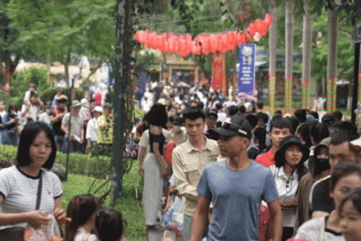 Vượt hàng trăm km đưa con đi xem voi, khỉ tại Vườn thú Hà Nội