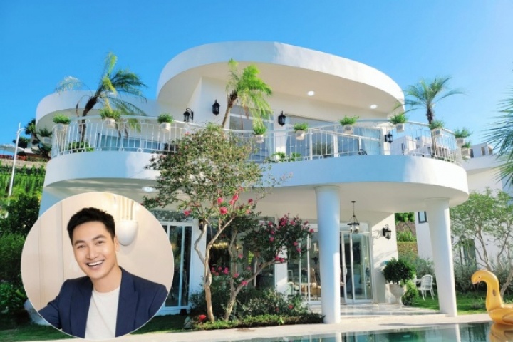 Không gian xanh mướt trong biệt thự nghỉ dưỡng của Mạnh Trường