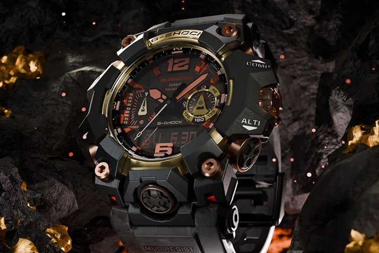 G-Shock Mudmaster GWG-B1000MG-1A9 sở hữu thiết kế đầy mạnh mẽ.