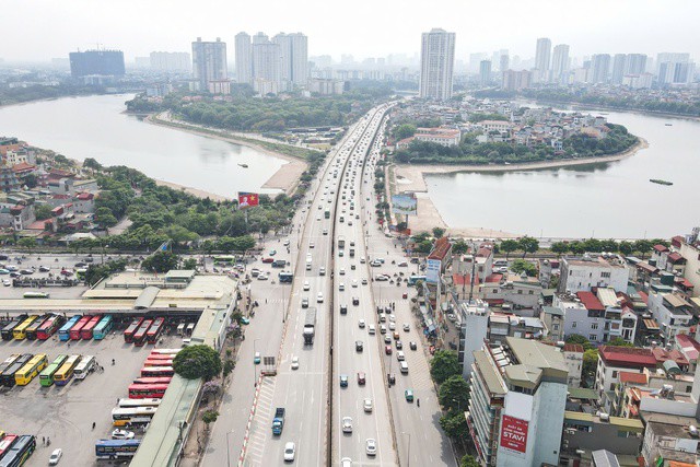 Đường Vành đai 3 thông thoáng trong ngày cuối nghỉ lễ