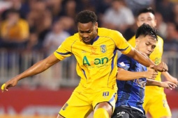 Video bóng đá SLNA - HAGL: SAO U23 Việt Nam sắm vai người hùng (V-League)