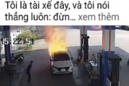Vụ cháy xe làm 2 người chết: Xuất hiện tài khoản mạng xã hội nhận là tài xế