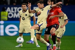 Video bóng đá Osasuna - Barcelona: Đột biến từ các dự bị (La Liga)