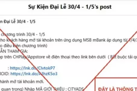 Ngân hàng cảnh báo lừa đảo kiểu mới